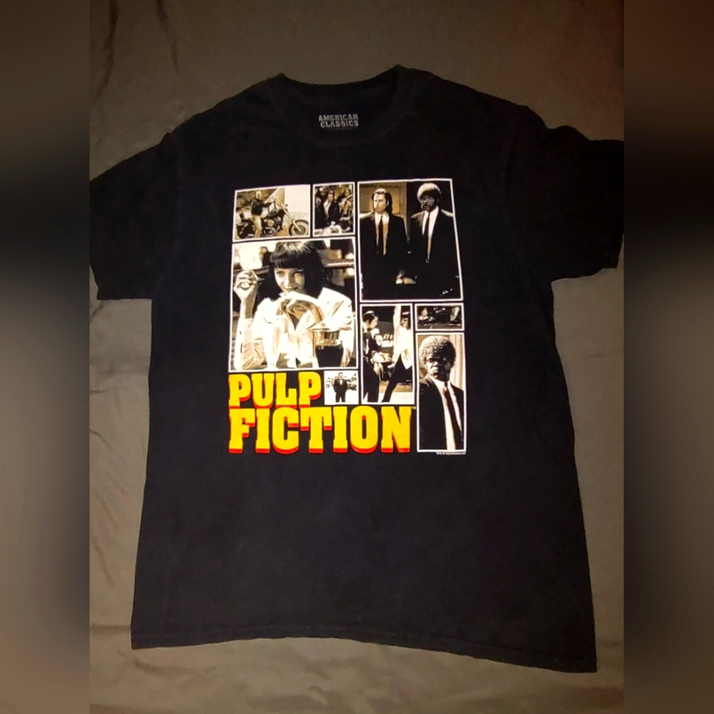Vintage Pulp Fiction (1994) T-Shirt graphic tee American classics John Travolta
